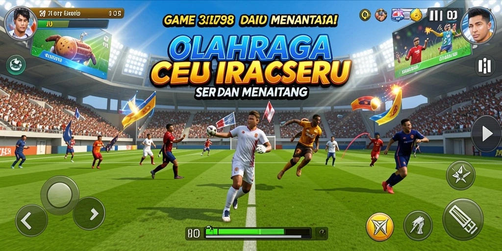Tampilan gameplay <strong>3178</strong> yang mendebarkan dan dinamis dalam pertandingan olahraga.