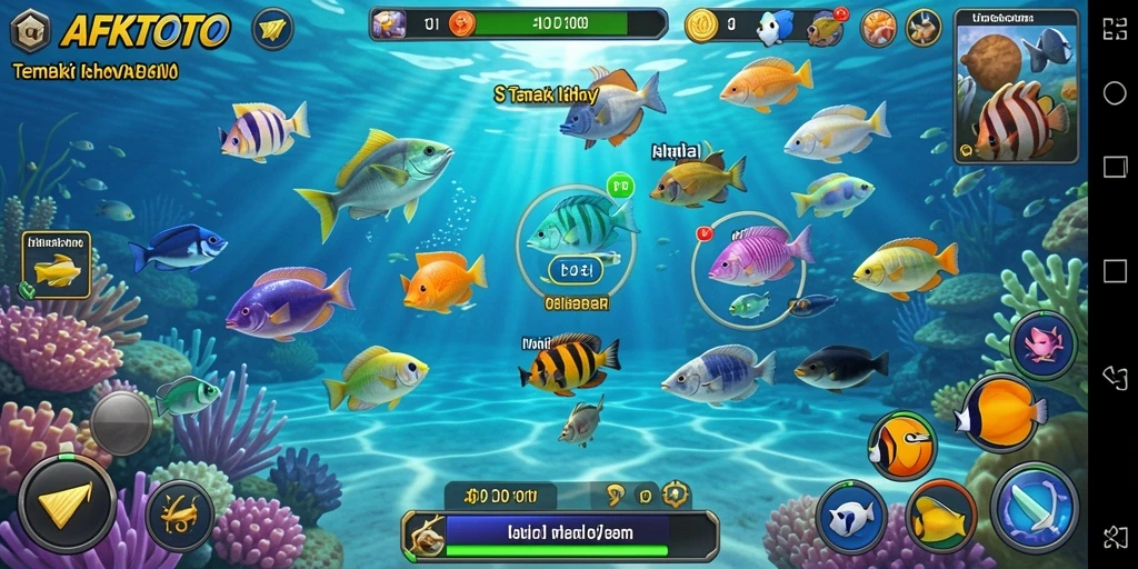 Gameplay seru Tembak Ikan di AFKTOTO.