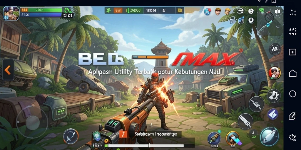 Tampilan antarmuka BEBASMAX yang sederhana dan efisien.