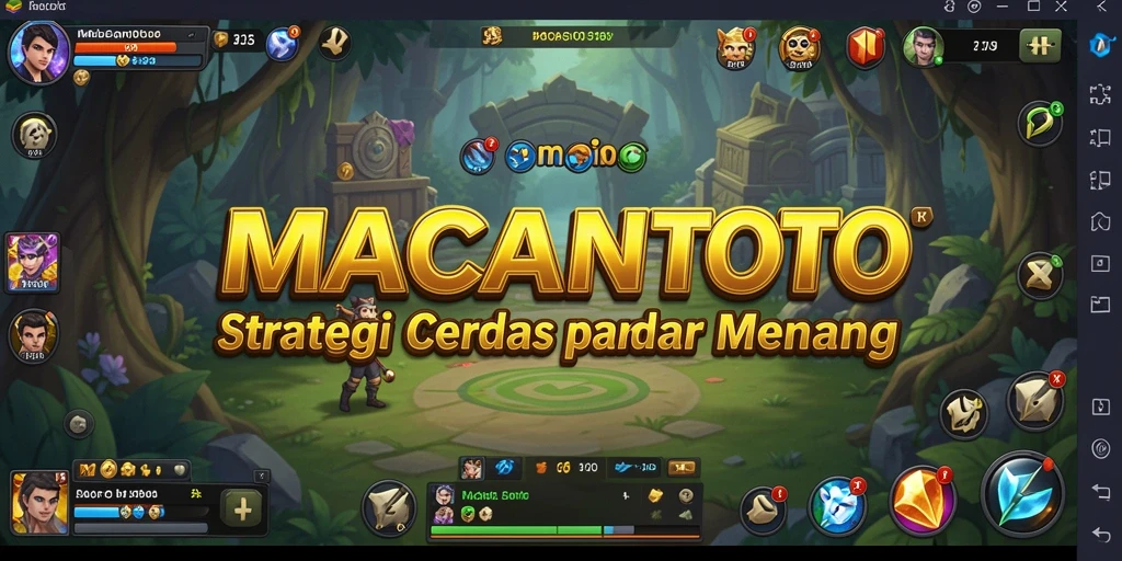 Screenshot utama MACANTOTO menampilkan aksi gameplay Strategy yang seru.