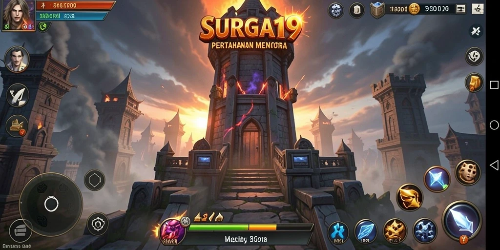 Menampilkan pertempuran strategis menara pertahanan yang epik.