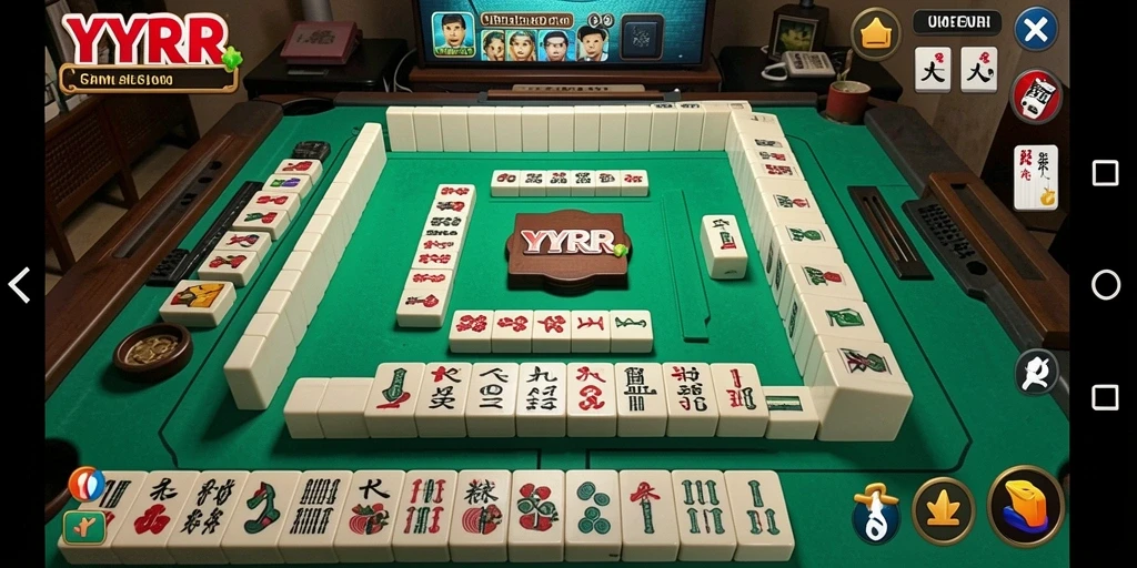 Tampilan gameplay <strong>YYRR</strong> yang mengasyikkan dan penuh warna di dunia <strong>Mahjong</strong>.